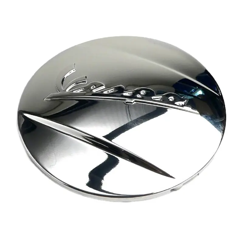 Original Deckel mit Logo Variodeksel - Vespa GTS - Piaggio MP3 / X7 - 125cc ~ 300cc - CM155107 / CM155106 - Chrom