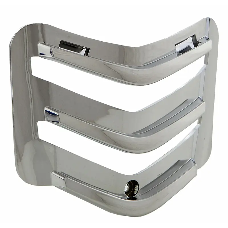 Original Zierleisten Kühlergrill Horn - Vespa GTS Modelle ab 2014 - Chrom/Schwarz/Rot - 1B000954