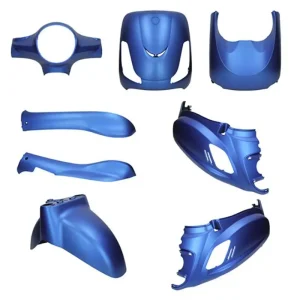 Mützenset - Sym Fiddle 2 - 8-teilig - Mattblau