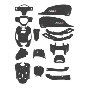 Mützenset - Sym Fiddle 3 - 16-teilig - Mattschwarz