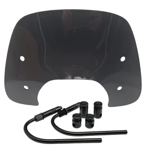 Niedriges dunkles Rauch-Windschild für Vespa Sprint