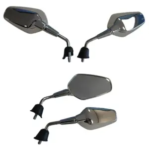 Spiegelsatz Short Sport - Vespa Sprint / Primavera - M10 - Neues Modell - Euro5+ - nach 2024 - Chrom