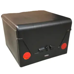 Lieferbox - Pizzabox - Lieferbox - 57x53x44 - 92 Liter - Scooter - Schwarz